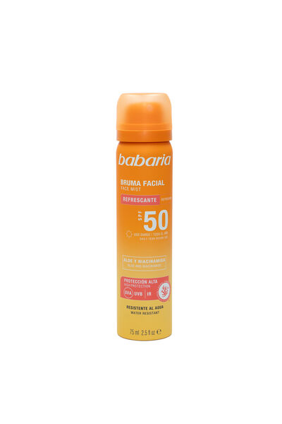Bruma facial Babaria 75ml FP50 Refrescante