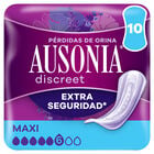 Compresa Ausonia Discreet 10 unidades maxi extra seguridad
