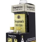 Ginebra Seagram&acute;s 70cl + 2 miniaturas
