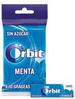Chicles menta sin azúcar Orbit pack 4