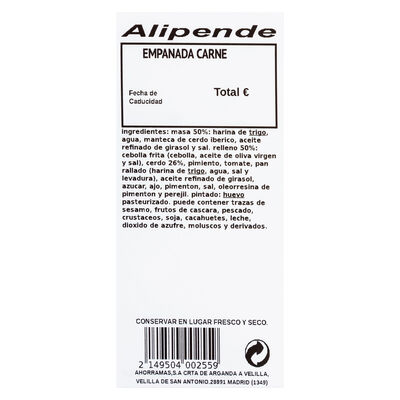 Empanada 3 uds carne