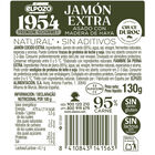 Jam&oacute;n asado extra natural sin lactosa sin aditivos lonchas 130g