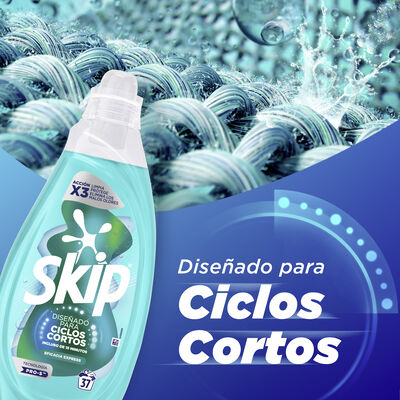 Detergente Skip Ciclo corto 37 lavados Eficacia Express