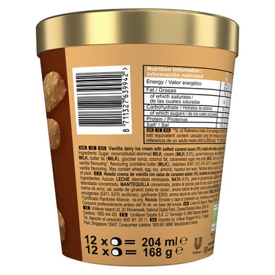 Helado Magnum Bonbon 12u Gold Caramel