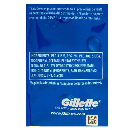 Máquina de afeitar desechable Gillette 4 uds blue 3