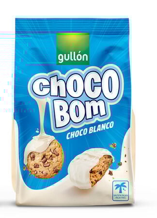 Galletas Chocolate Blanco ChocoBom Gullón 200g
