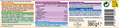Callos con garbanzos Alipende 380g