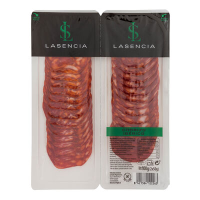 Chorizo ib&eacute;rico Lasencia pack de 50g
