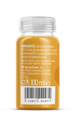 Zumo Shot Via Nature 100ml Curcuma