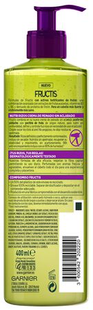 Crema sin aclarado Fructis 400ml nutre&define