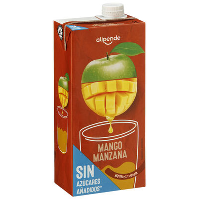Néctar sin azúcar brick con mango y manzana Alipende 1l