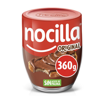 Crema de cacao y avellanas Nocilla 360g original