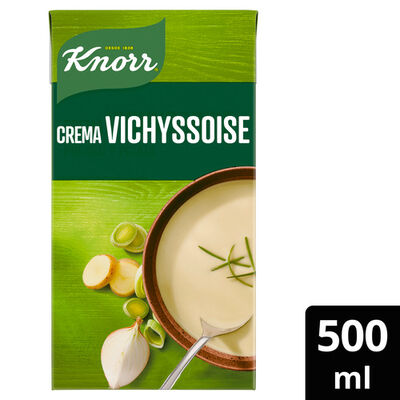 Crema vichyssoise Knorr 500ml con puerro y patata