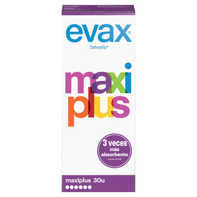 Salvaslip Evax 30 uds maxi-plus