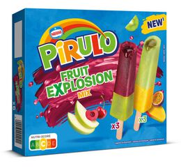 Helado pirulo fruit explosion mix Nestle 6 unidades