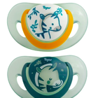 Chupete silicona Tigex smart d&iacute;a-noche 2u para 18-36 meses