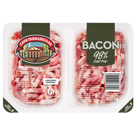 Cintas de bacon Casa Tarradellas pack 2 de 100g