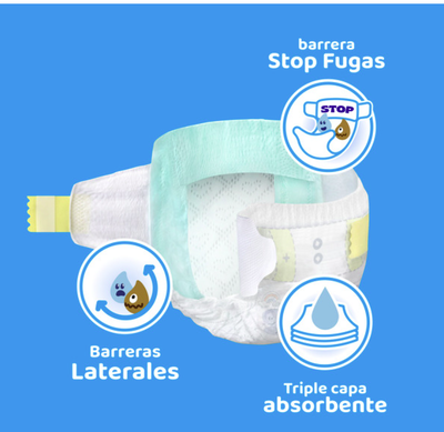 Pañal talla 7 43 unidades Dodot