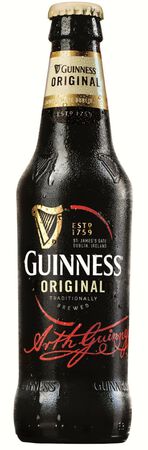 Cerveza negra Guinnes original botella 33cl