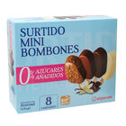 Helado bomb&oacute;n mini sin az&uacute;cares a&ntilde;adidos Alipende 8 uds