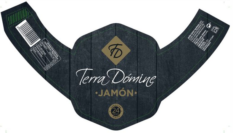 Jamón curado Terra Domine peso aproximado PIEZA 7,8 k