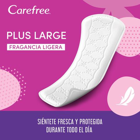 Protegeslip Carefree 48 uds plus large