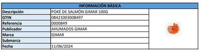 Poke de Salmón Gimar 100g