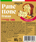 Panettone con frutas fermentación lenta Alipende 900 g