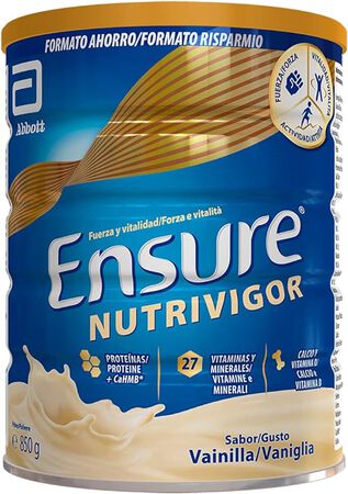 Complemento diet&eacute;tico Nutrivigor Ensure 400 gr Vainilla