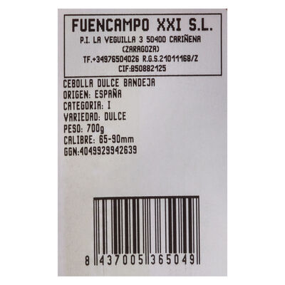 Cebolla dulce malla 700g