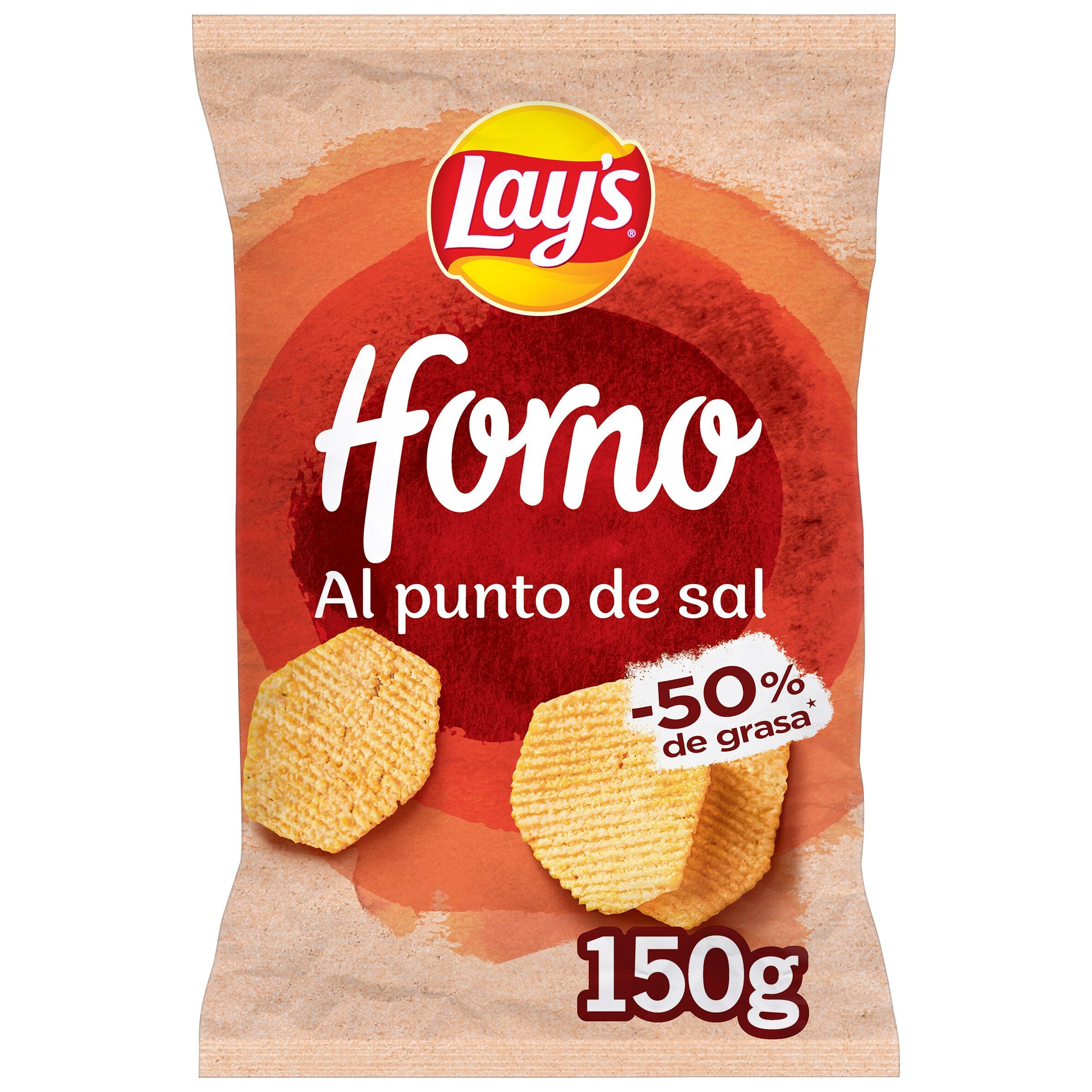 Patatas al horno al punto de sal lays 150g