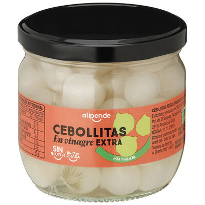 Cebollitas en vinagre Alipende 190g