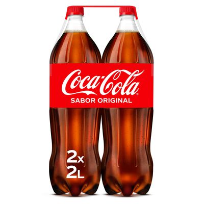 Refresco cola Coca-Cola 2l pack 2
