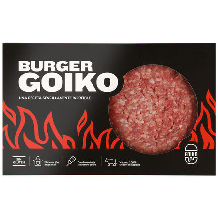 Burger meat de vacuno Goiko 2 x 180g