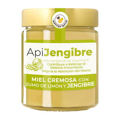 Miel textura cremosa Apijengibre 250g