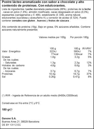 Yogur proteínas Yopro chocolate