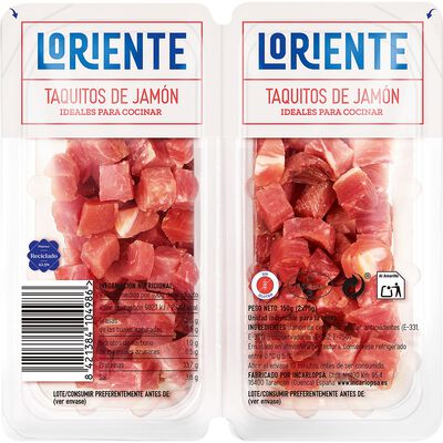 Taquitos De Jamón Loriente 2X75G
