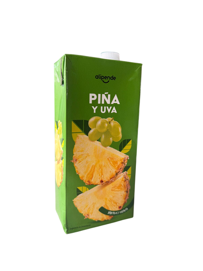 Zumo de pi&ntilde;a y uva Alipende brik 1l