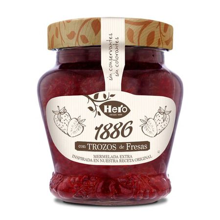 Mermelada extra Hero 1886 320g fresa