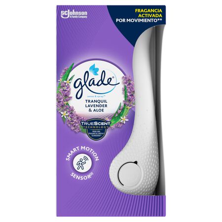 Ambientador Glade sense&spray lavanda y jazmín a pilas