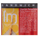 Sandwich de chorizo 130g