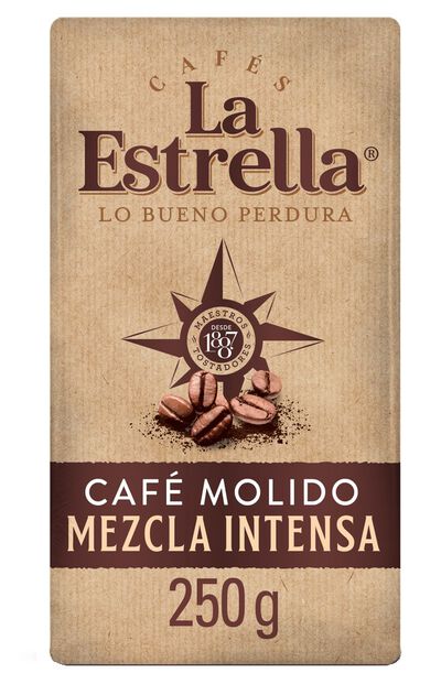 Caf&eacute; molido La Estrella mezcla 250g