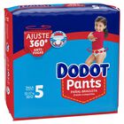 Pañales braga Dodot Pants talla 5 12-17kg 30 uds Pañales braga Dodot Pants talla 5 12-17kg 30 uds