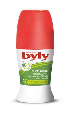 Desodorante en roll-on Byly 50ml organic fresh activo