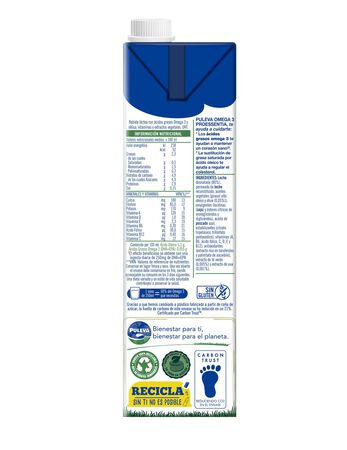 Bebida l&aacute;ctea Puleva omega3 1l