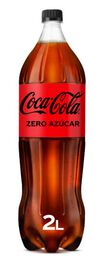 Refresco cola Coca-Cola botella 2l zero azúcar
