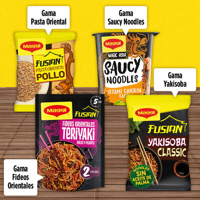 Noodles de pollo Yakisoba Fusian Maggi 120g