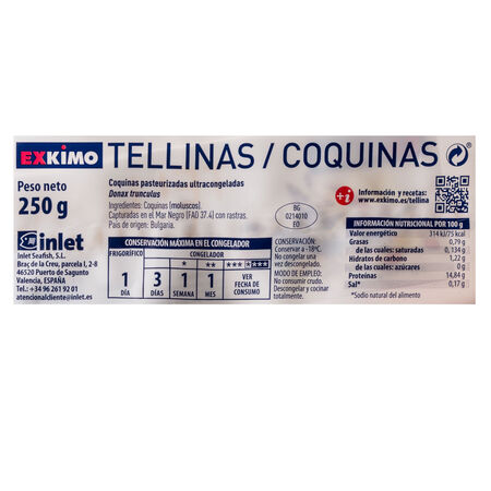 Coquinas Exkimo 250g