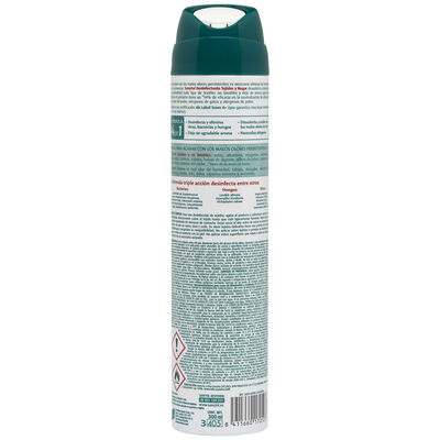Ambientador spray desinfectante Sanytol 300ml hogar y tejidos flor de algod&oacute;n