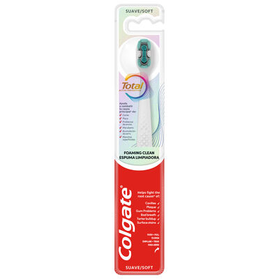 Cepillo dental Colgate espuma limpiadora suave
